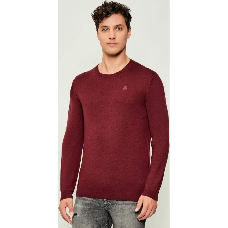 Karl Lagerfeld Wełniany sweter | Slim Fit