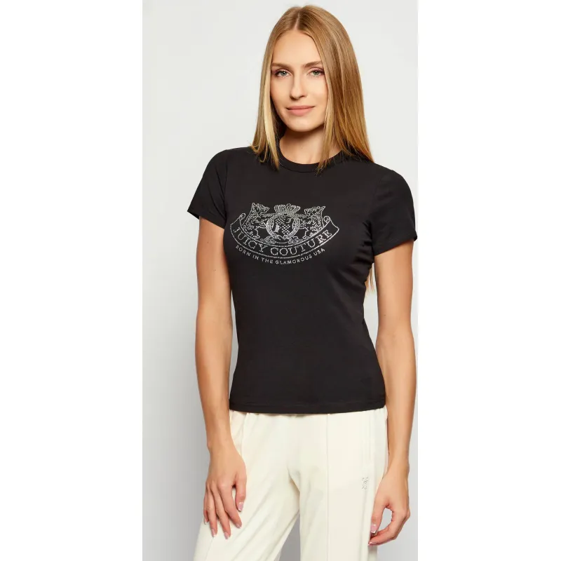 Juicy Couture T-shirt DOG CREST HILTON | Slim Fit