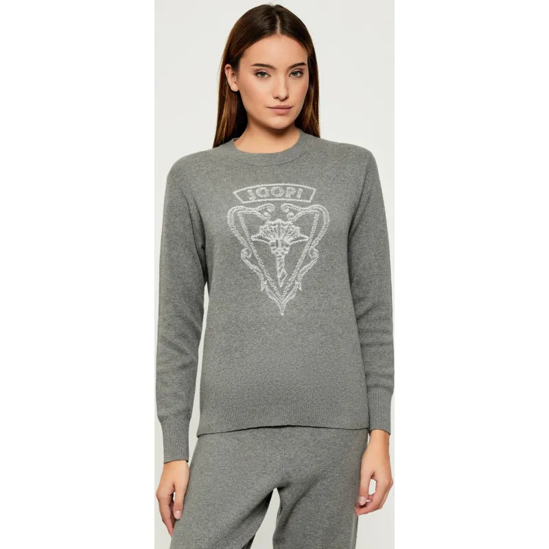 Joop! Sweter Karol | Regular Fit | z dodatkiem jedwabiu