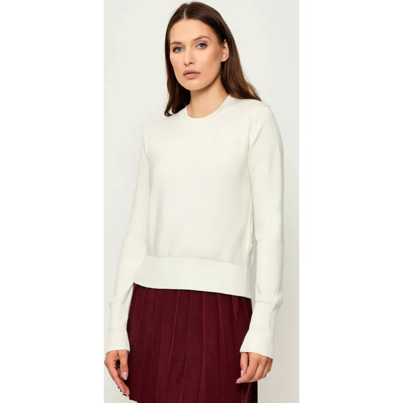 Guess Jeans Sweter | Regular Fit | z dodatkiem jedwabiu