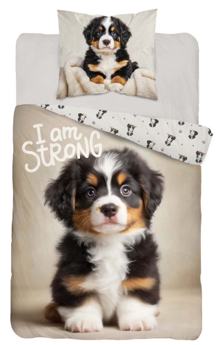 Pościel bawełniana 140x200 młodzieżowa piesek Pies