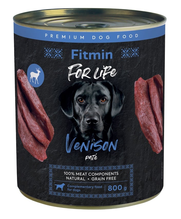 FITMIN For Life Venison Pate 800 g pasztet z dziczyzny dla psów