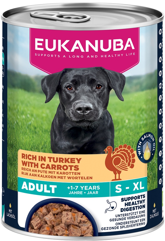 EUKANUBA Life Care Adult Rich in Turkey 400 g pasztet dla psów bogaty w indyka i marchewkę