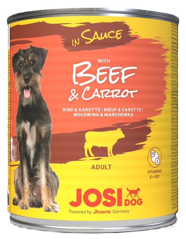 JOSERA JosiDog Beef&Carrot in Sauce 830g z wołowiną i marchewką w sosie dla psów