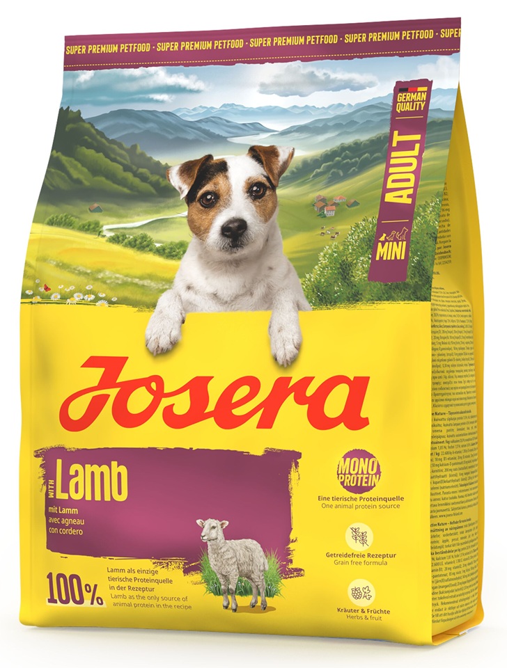 JOSERA Lamb Adult Mini 900g monobiałkowa karma dla małych psów