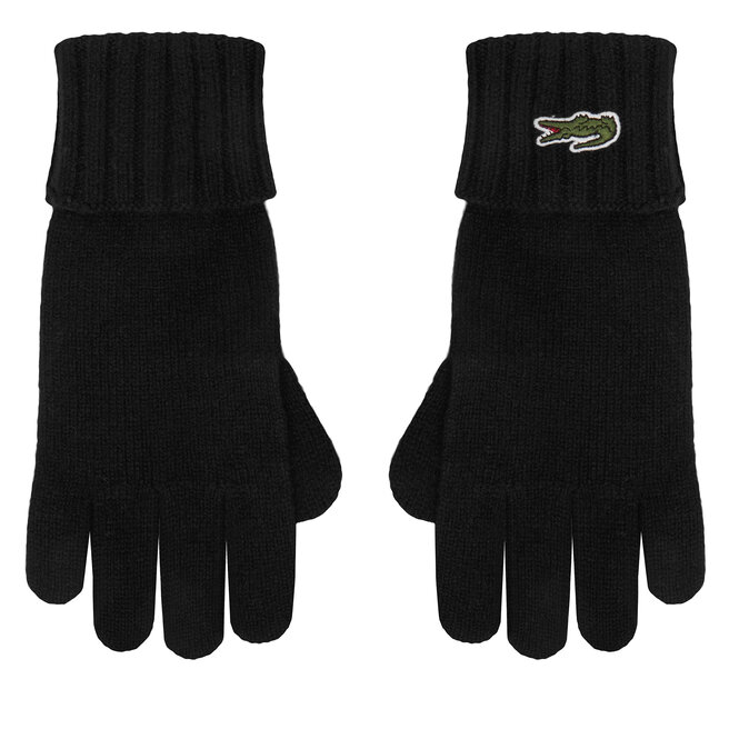 Rękawiczki Lacoste RV0452 Czarny