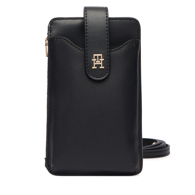 Etui na telefon Tommy Hilfiger Th Icon Phone Wallet AW0AW18137 Czarny