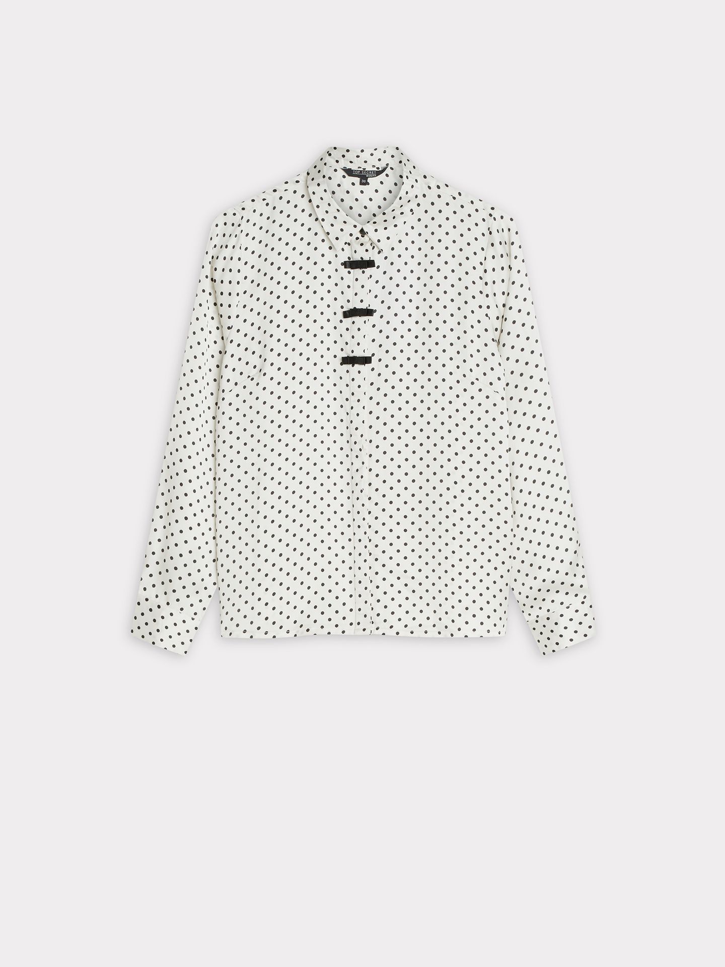 Elegancka koszula w groszki