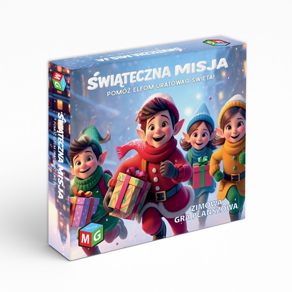 Rodzinna gra planszowa - Świąteczna misja Multigra - gra