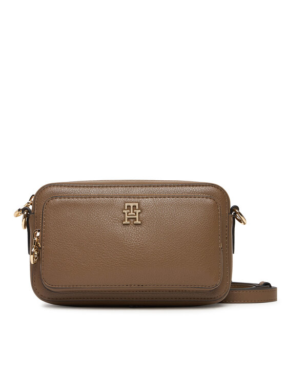 Tommy Hilfiger Torebka Th Icon Camera Bag AW0AW18120 Brązowy