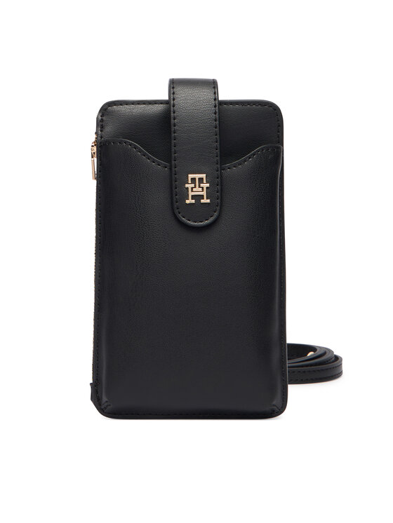 Tommy Hilfiger Etui na telefon Th Icon Phone Wallet AW0AW18137 Czarny