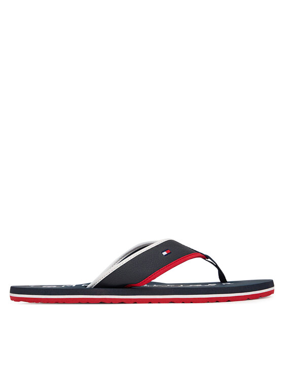 Tommy Hilfiger Japonki Tumble Beach Sandal FM0FM05710 Granatowy