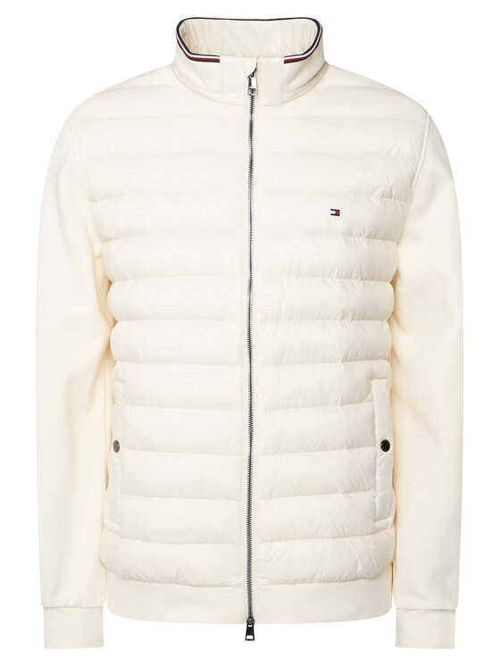 Tommy Hilfiger Kurtka przejściowa Mix Media Ess MW0MW41329 Beżowy Regular Fit