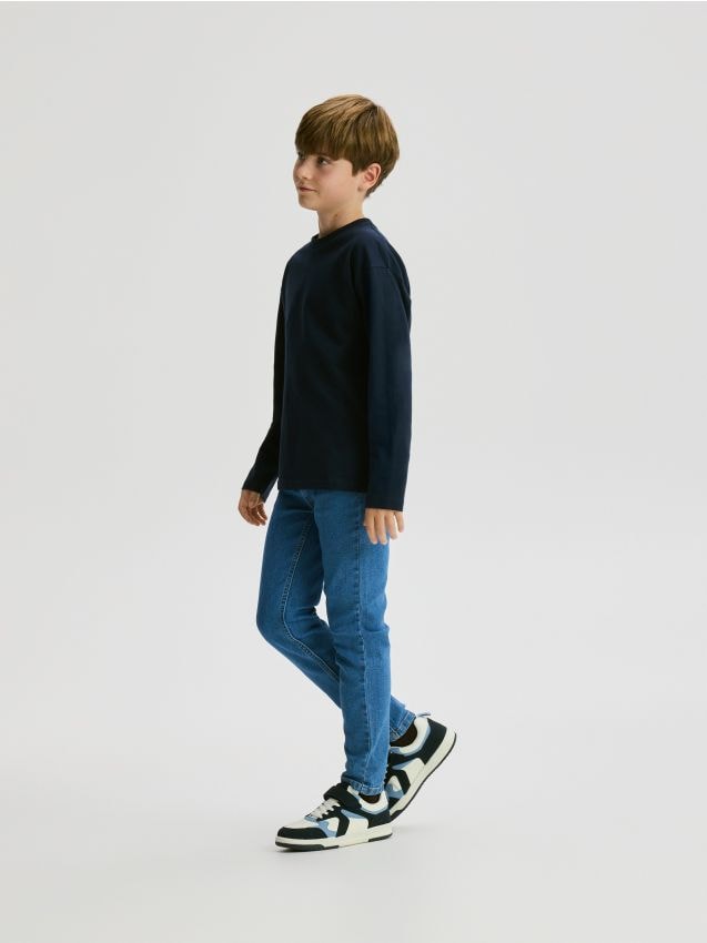 Reserved - Jeansy slim - niebieski