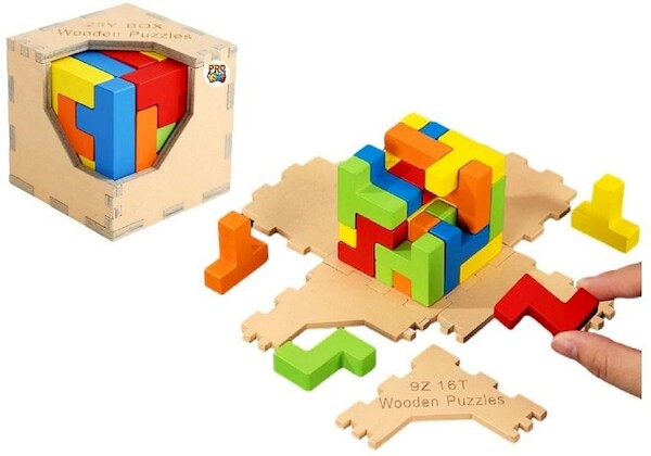 Drewniana kostka magiczna