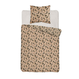 Detexpol Pościel bawełniana młodzieżowa 160x200 piaskowa w czołgi 5872 A DreamKids