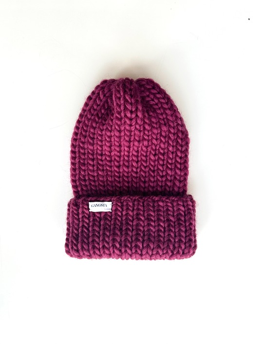 Bestseller wełniana czapka Lily 100% wełna handmade ręcznie robiona