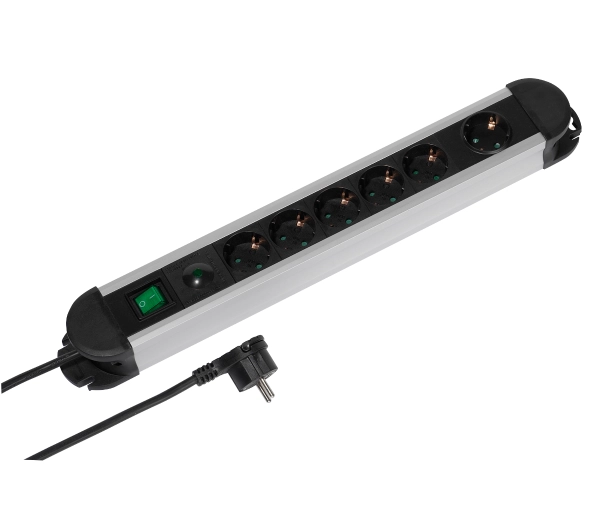 Vivanco 6 gniazd 2m Czarny