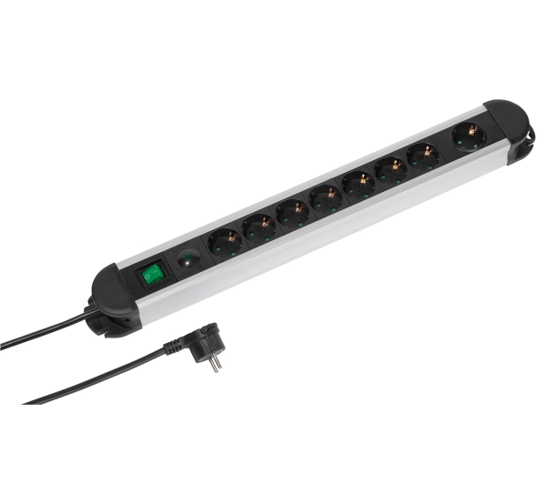 Vivanco 8 gniazd 2m Czarny