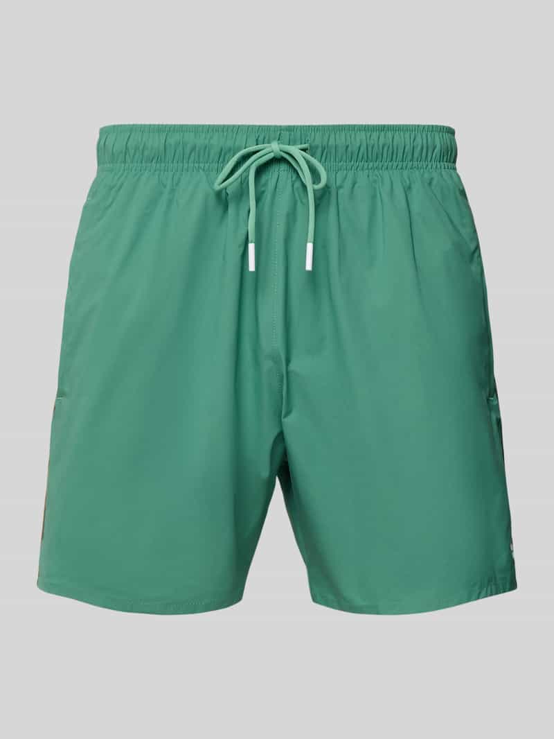 Spodenki kąpielowe z elastycznym pasem model ‘ICONIC’