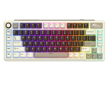 Royal Kludge RK L75 Mocha Grey Cream switch RK-L75-MCHAGY-CRMSW-US