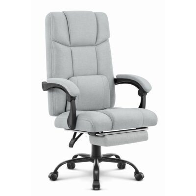 HELL'S CHAIR Fotel biurowy HC-1032 Szary