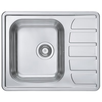 Alveus Zlewozmywak jednokomorowy z ociekaczem  Zoom Maxim 10 1100215 Inox 50x61.5