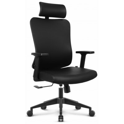 HELL'S CHAIR Fotel biurowy HC-1041 Czarny