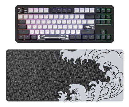 Dark Project ALU Bushido + podkładka DPKB_BUSHIDO_87_ANSI+DPMP_BUSHIDO_XL