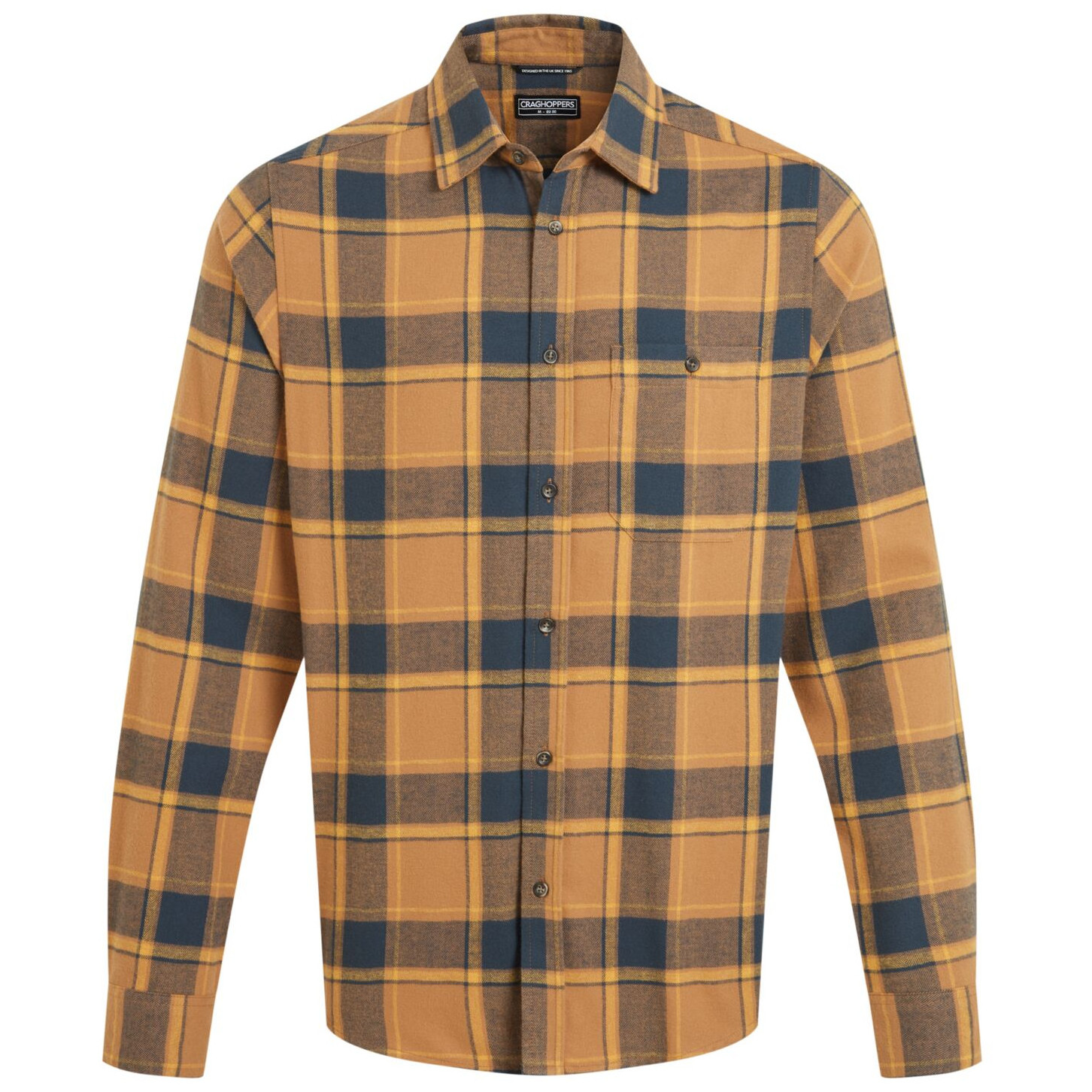 Koszula męska Craghoppers Gable LS Shirt Rozmiar: L / Kolor: brązowy