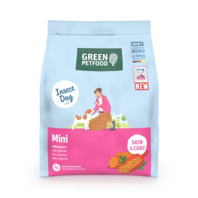 Karma dla psa GREEN PETFOOD Mini with insects 3 kg