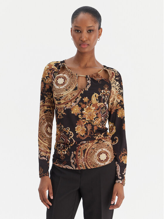 Rinascimento Bluzka CFC0020152002 Czarny Regular Fit