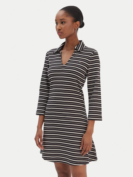 Tommy Hilfiger Sukienka codzienna Modern Cody WW0WW47868 Czarny Regular Fit