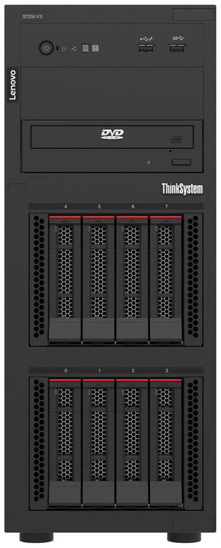 Lenovo ThinkSystem ST250 V3 serwer Tower Intel® Xeon® 6315P 2,8 GHz 16 GB DDR5-SDRAM 800 W