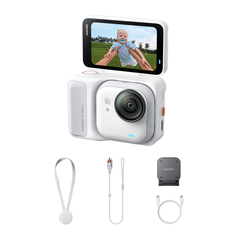 Insta360 GO Ultra Standard White aparat do fotografii sportowej 4K Ultra HD 25,4 / 1,28 mm (1 / 1.28