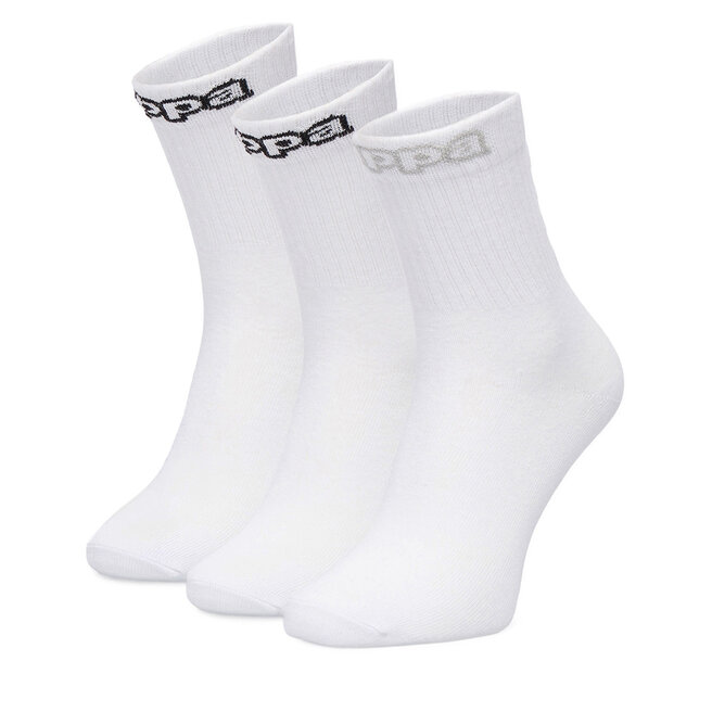Skarpety długie Kappa CEO_KR_KAPPA_ 004_W_AW25 Biały