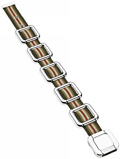 Biżuteria SECTOR S030L06B. WRIST, Kolor zielony srebrny. Mężczyzna.