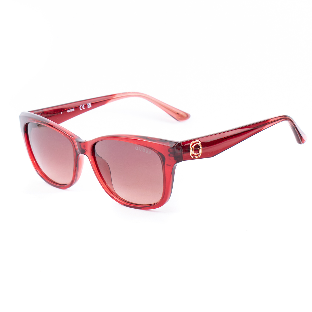 Okulary GUESS GU00145-5466F. Okulary przeciwsłoneczne, Kolor czerwony. Kobieta.