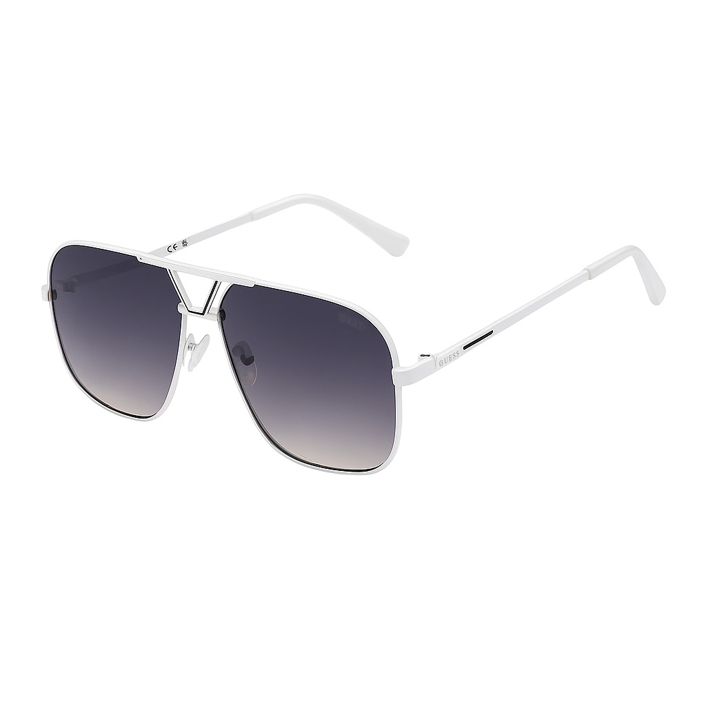 Okulary GUESS GO00066-6121B. Okulary przeciwsłoneczne, Kolor biały. Mężczyzna.