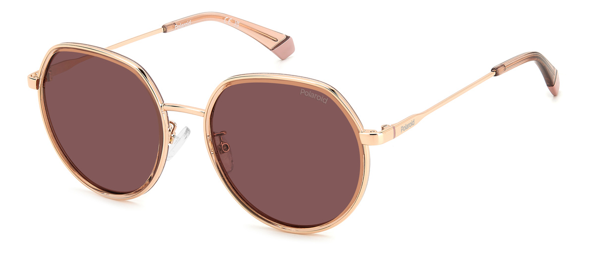 Okulary POLAROID PLD4160GSXDDB. Okulary przeciwsłoneczne, Kolor złoty. Unisex.