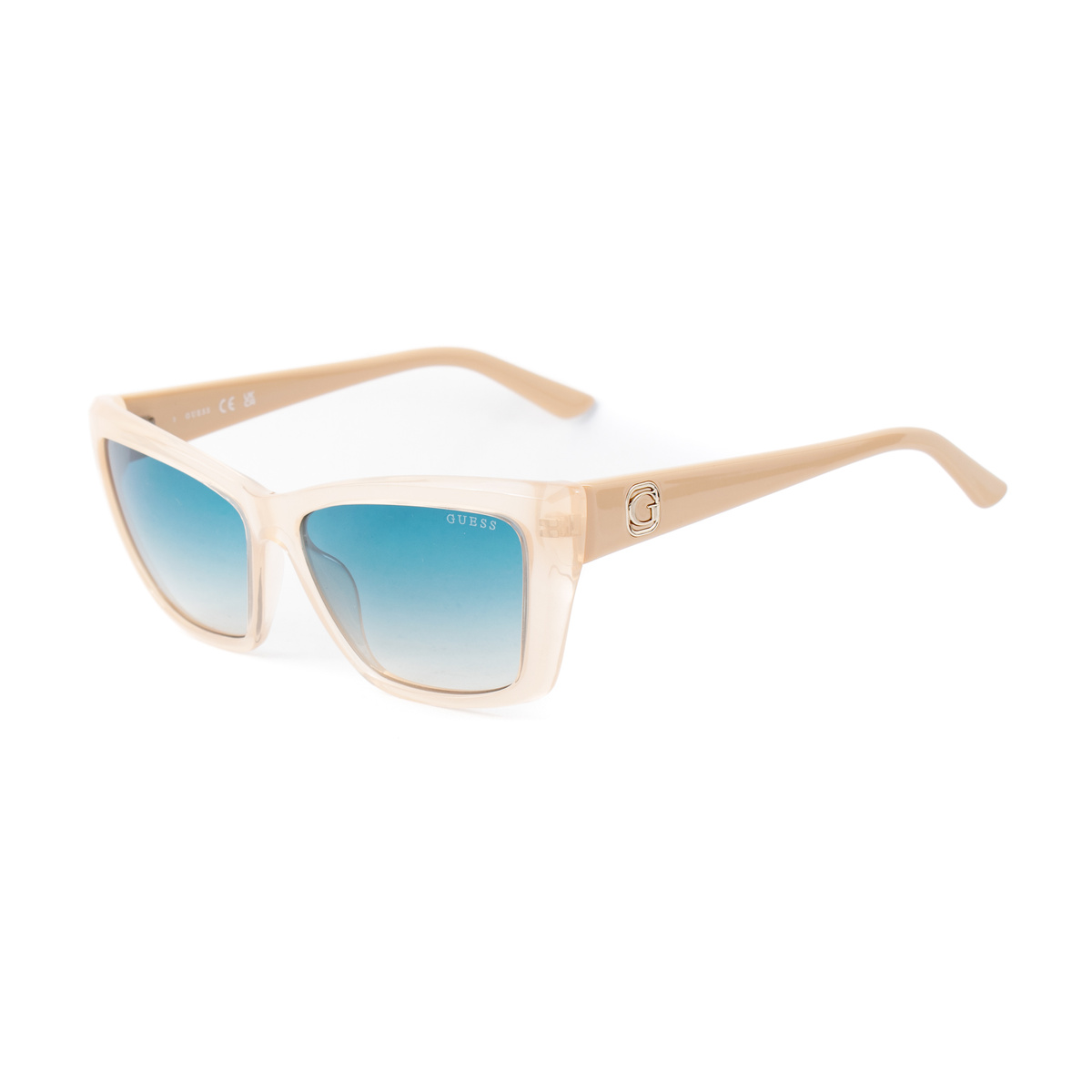 Okulary GUESS GU00098-5525P. Okulary przeciwsłoneczne, Kolor szary. Kobieta.