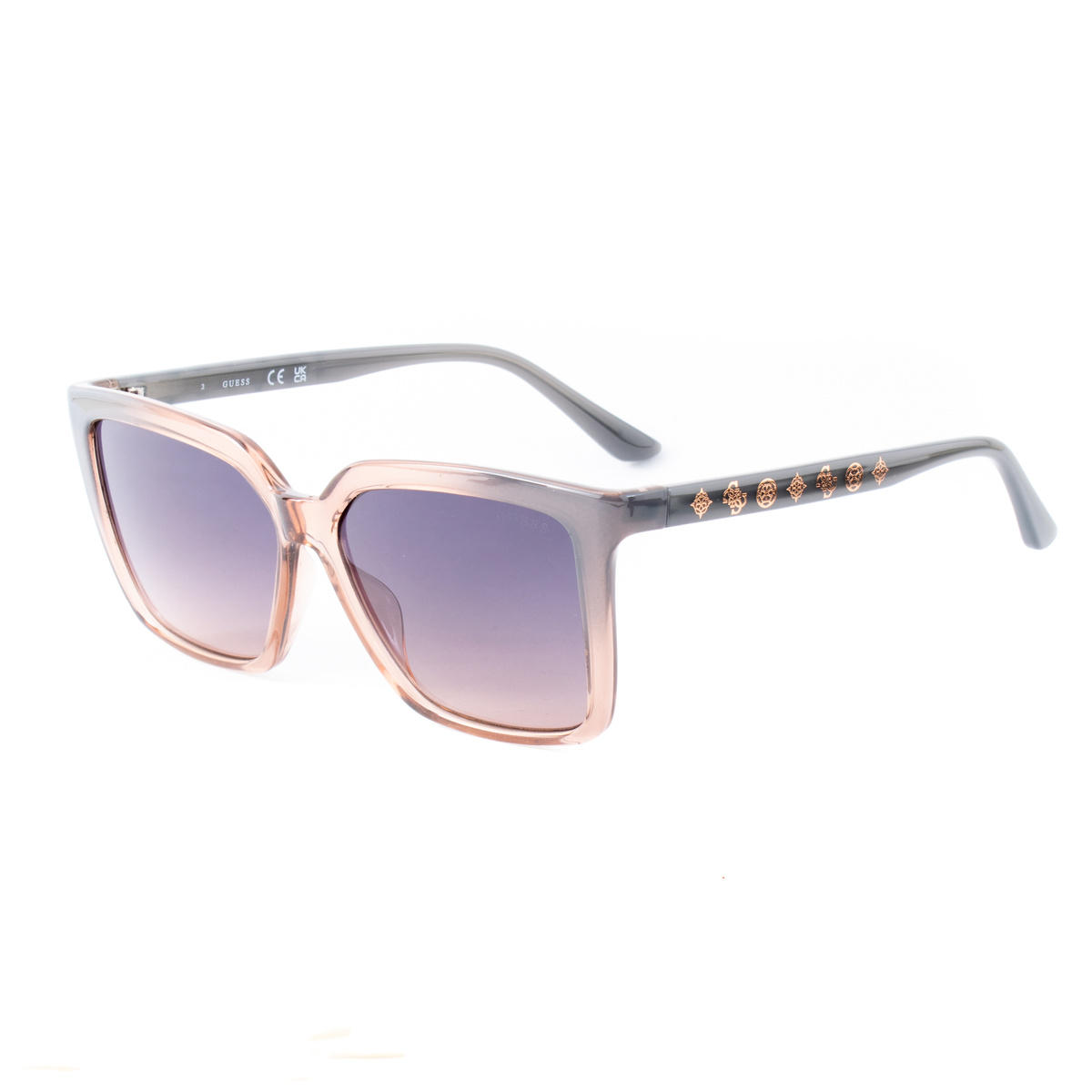 Okulary GUESS GU00099-5520B. Okulary przeciwsłoneczne, Kolor szary. Kobieta.