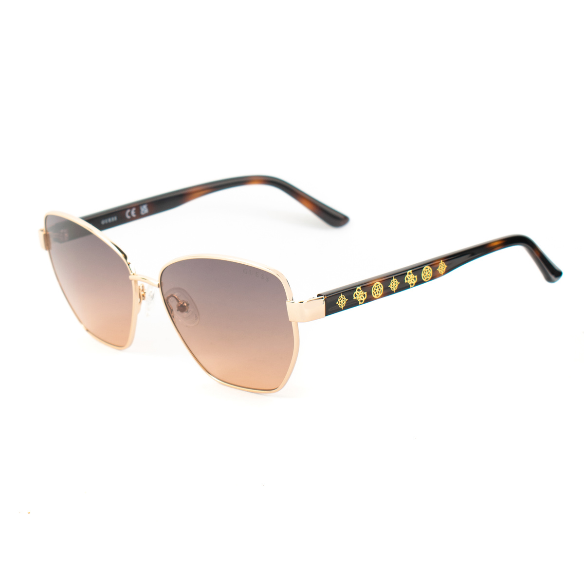 Okulary GUESS GU00102-5632F. Okulary przeciwsłoneczne, Kolor złoty. Kobieta.