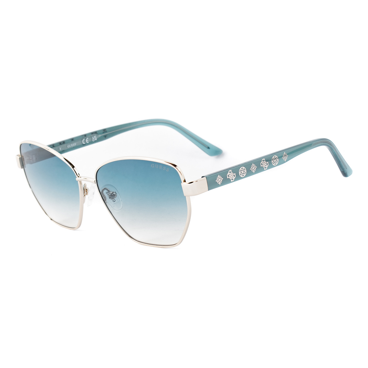 Okulary GUESS GU00102-5632P. Okulary przeciwsłoneczne, Kolor złoty. Kobieta.