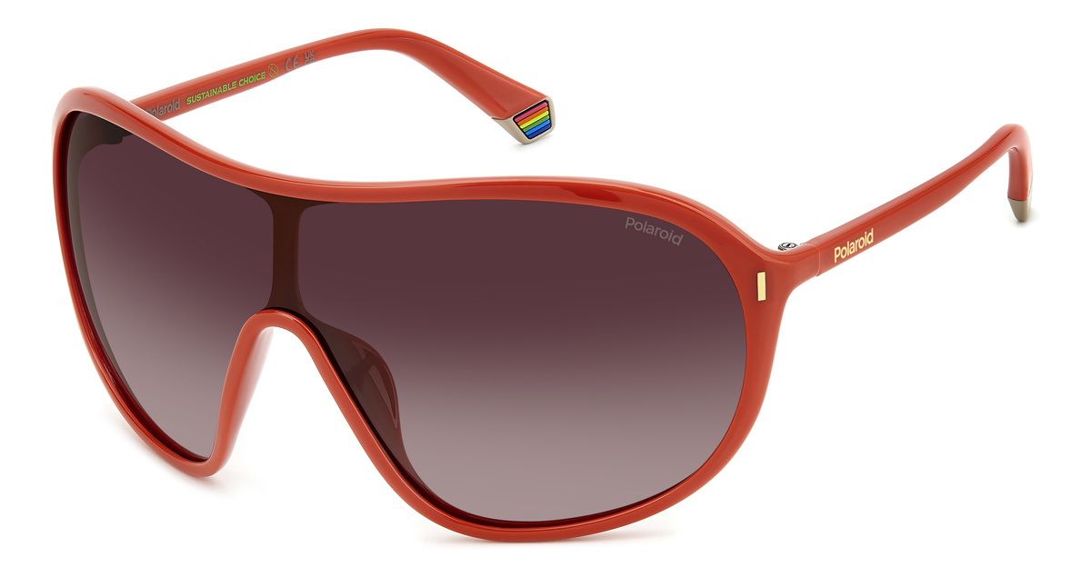 Okulary POLAROID PLD6216SL7Q. Okulary przeciwsłoneczne, Kolor pomarańczowy. Unisex.