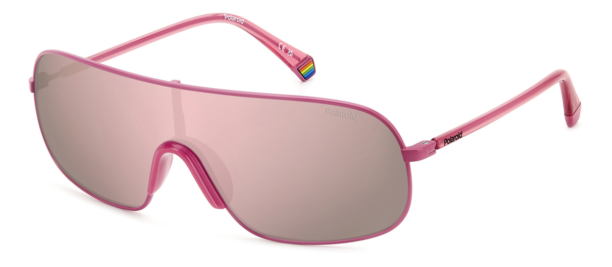 Okulary POLAROID PLD6222SMU1. Okulary przeciwsłoneczne, Kolor FUCHSIA. Unisex.