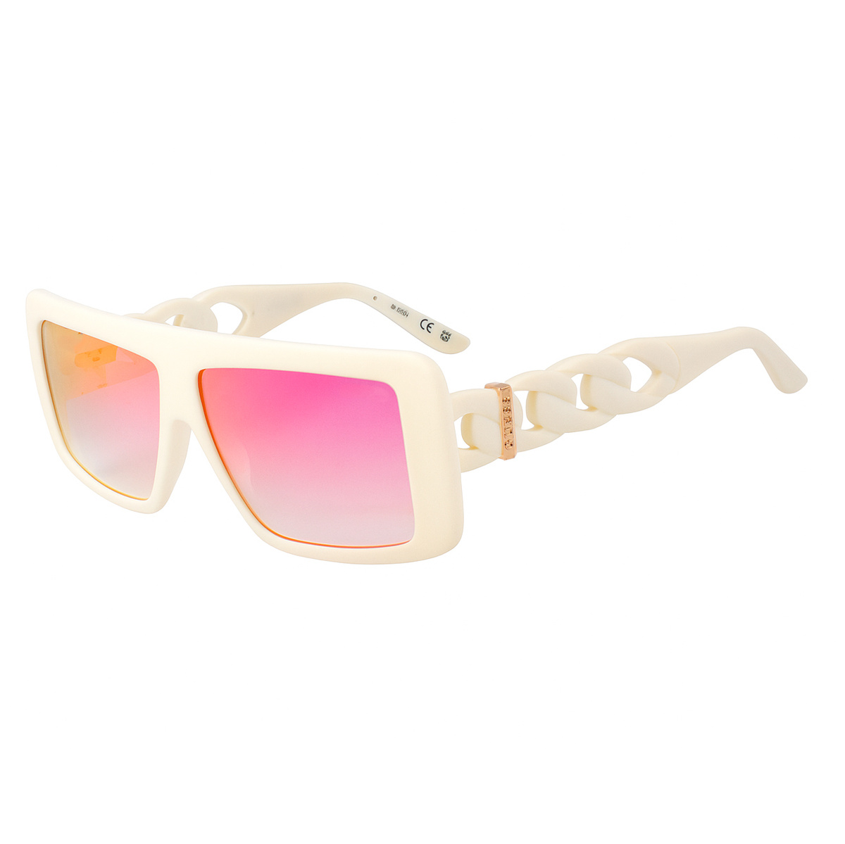 Okulary GUESS GU00109-6021Z. Okulary przeciwsłoneczne, Kolor biały. Kobieta.