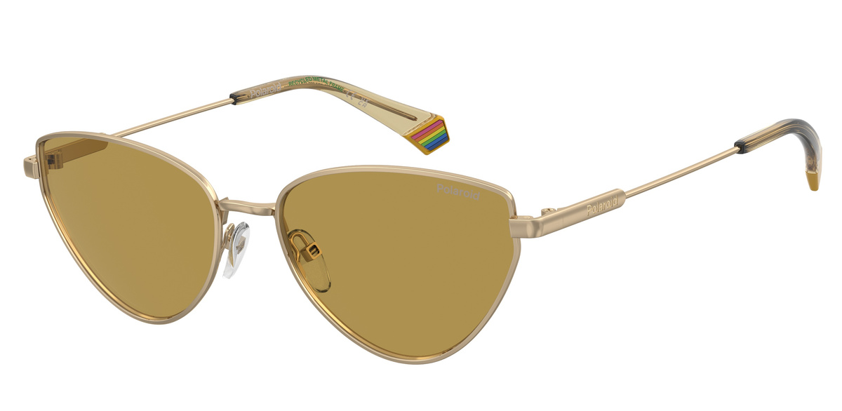 Okulary POLAROID PLD6234SXDYG. Okulary przeciwsłoneczne, Kolor złoty. Kobieta.