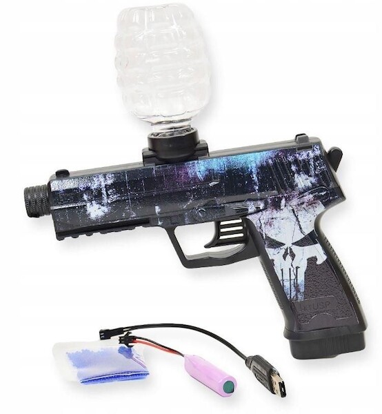 Pistolet na kulki żelowe z ładowarką