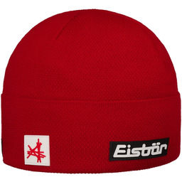 Czapka Dzianinowa Rai Merino by Eisbär, czerwony, One Size
